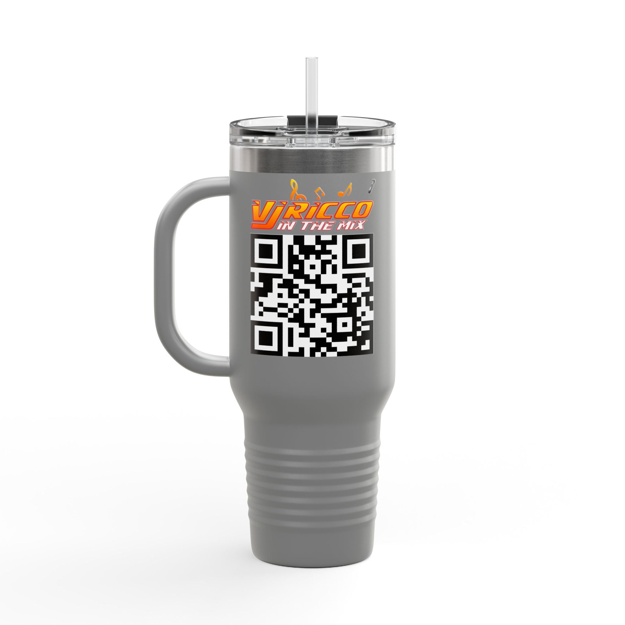 "VJ Ricco"🎤 Insulated Travel Mug - 40oz | Perfect for Music Lovers & On-the-Go Refreshments